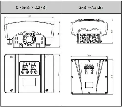 Частотный преобразователь Belamos FIL-10 2.2KW 220V