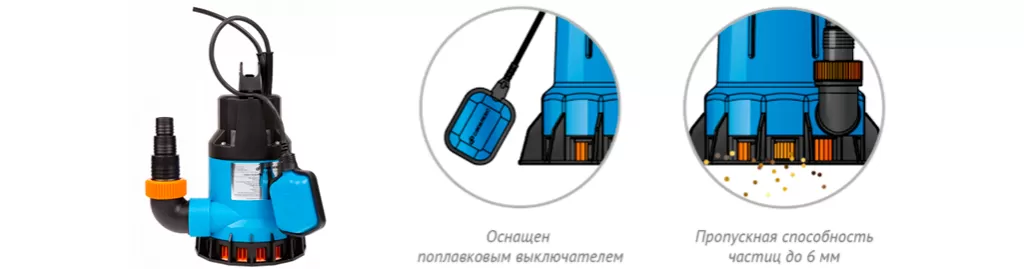 Погружные дренажные насосы ДЖИЛЕКС