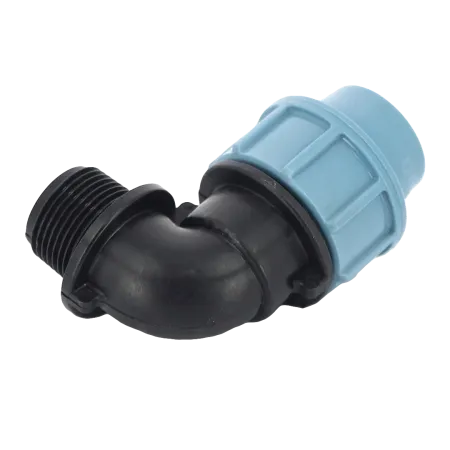 Колено компрессионное (угол) Unidelta 25 х 1" с наружной резьбой