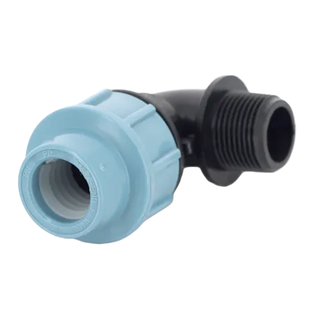 Колено компрессионное (угол) Unidelta 32 х ½" с наружной резьбой