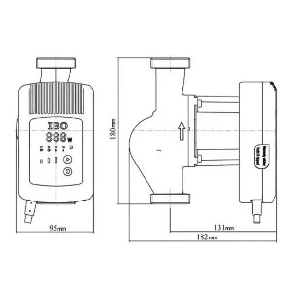 Насос IBO MAGI Н 25-120/180