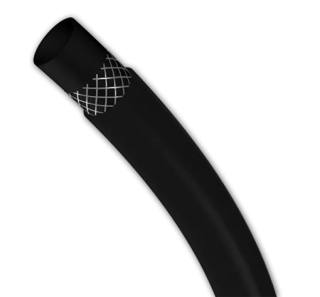 Шланг ПВХ поливочный армированный Родничок-Люкс 5/8" 25м (черный)