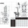 Фекальный насос IBO MWQ 50/1500 (380В)