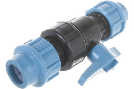 Кран шаровый компрессионный Unidelta 32 х 32